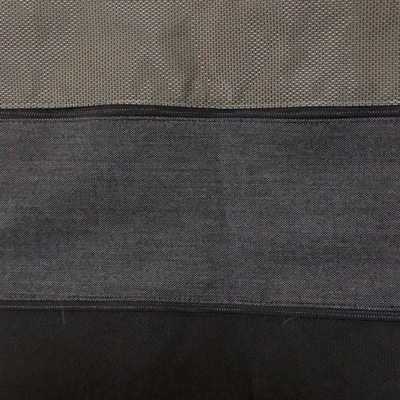 Jak’s fabric crossbody. Zip close. Front black, grey, pewter; back black. - Picture 4 of 6